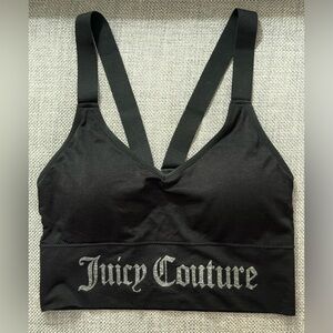 JUICY COUTURE BLACK SPORTS BRA